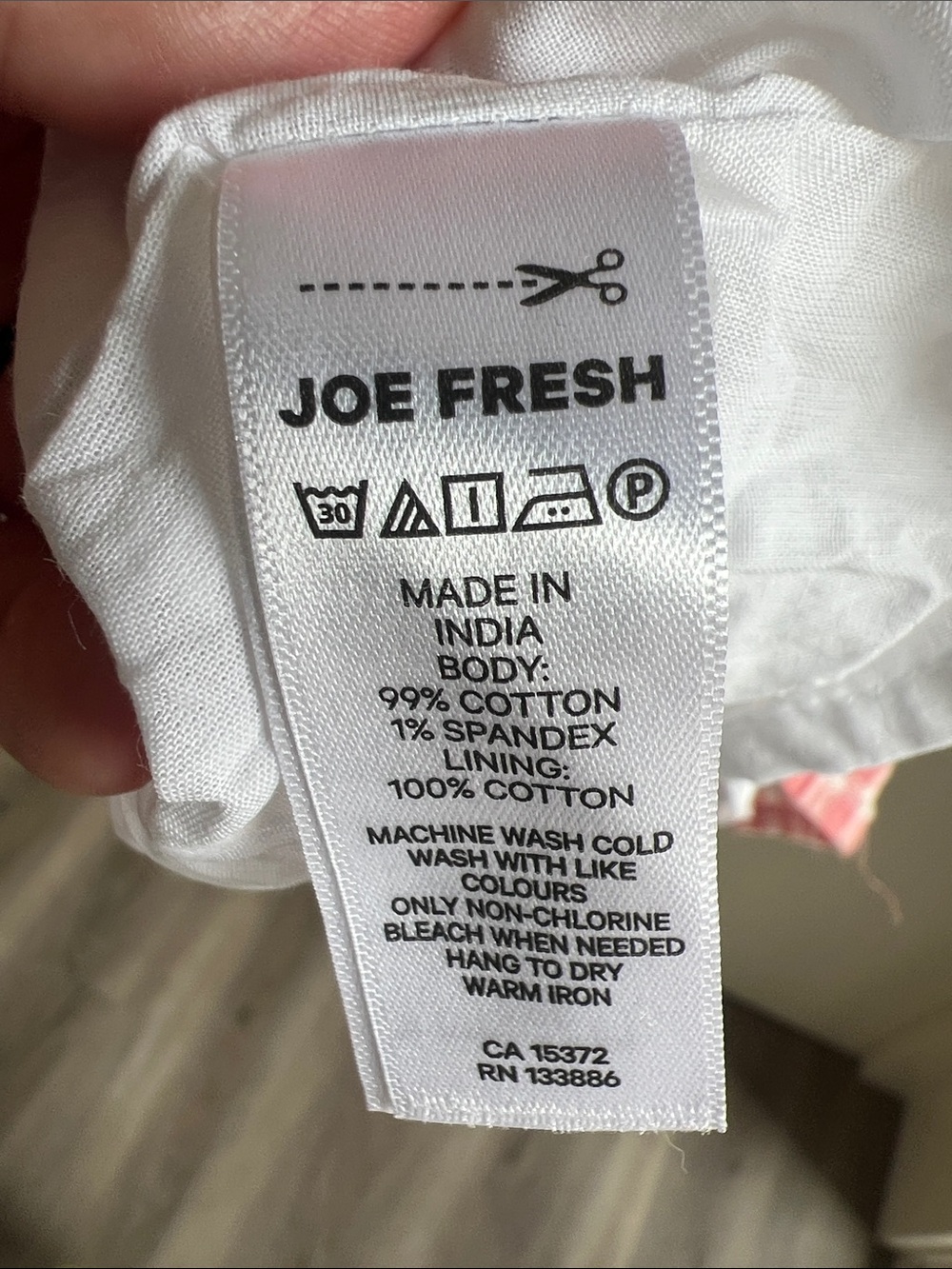 Jillian Harris x Joe Fresh Pink Gingham Field Dress Sundress - Picture 7 of 9